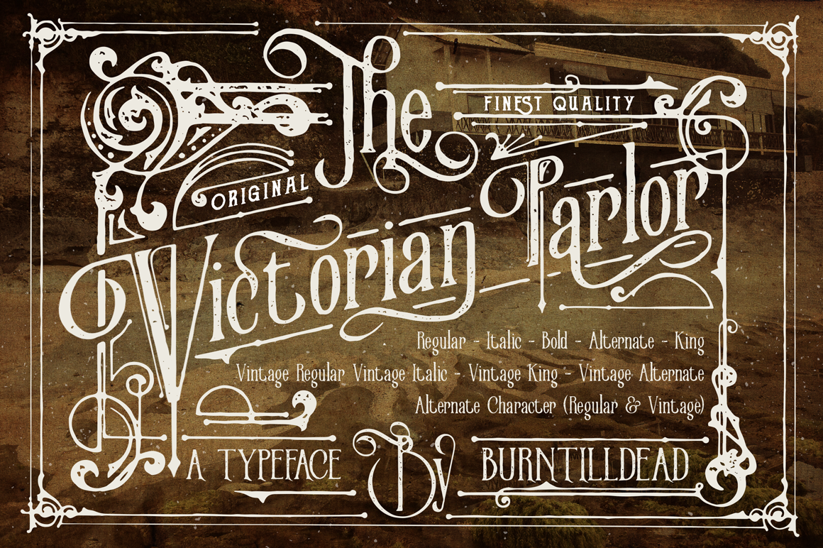 Victorian Parlor Vintage Alternate font