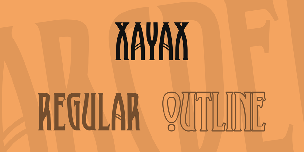 XAyax font