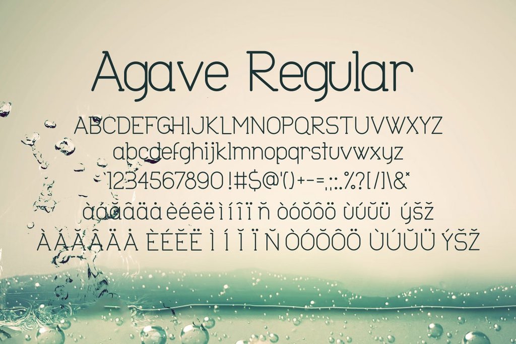 Agave-Regular font
