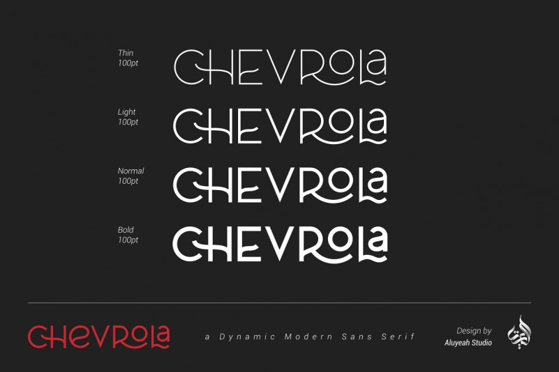 AL_CHEVROLA-3 PersonalUseOnly font