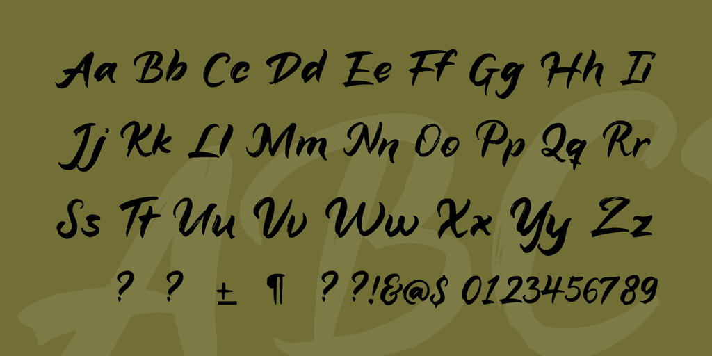 Aligatai font