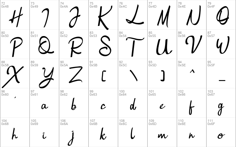 Burgandi font