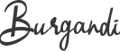 Burgandi font