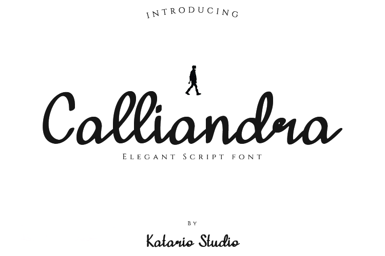 Calliandra-Demo font