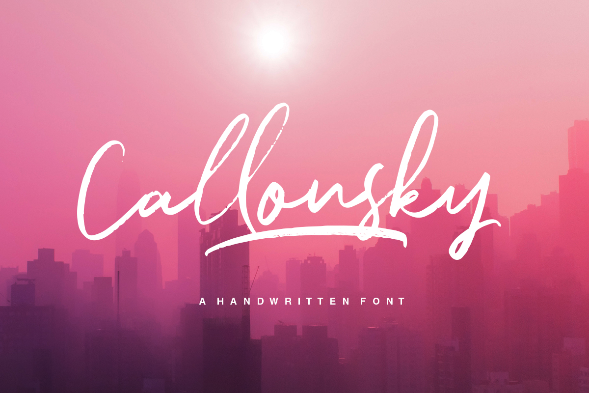 Callonsky Script DEMO font