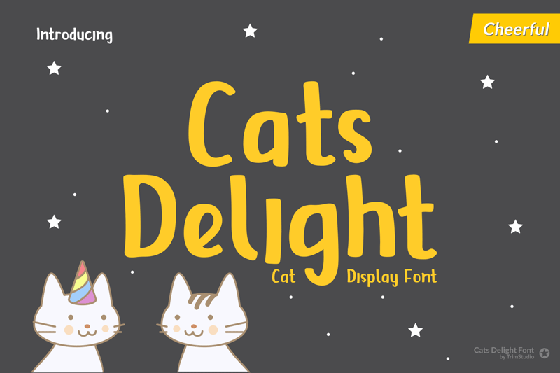 Cats Delight DEMO font