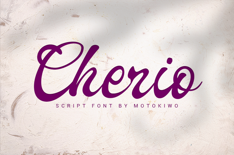 Cherio font