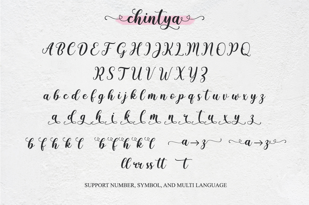 Chintya font