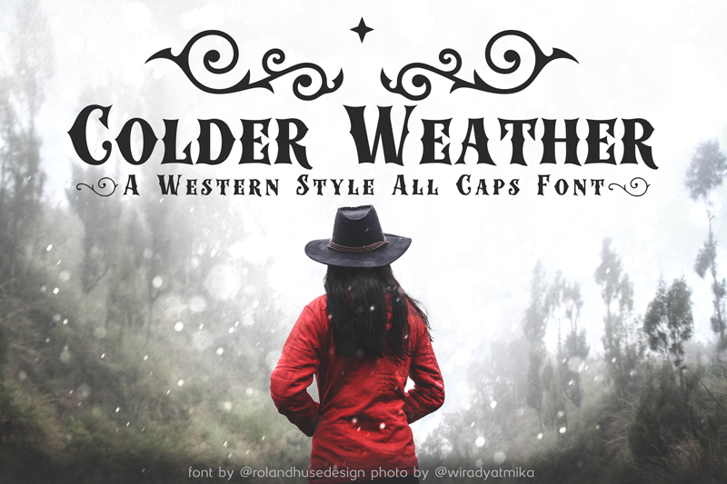 Colder Weather font