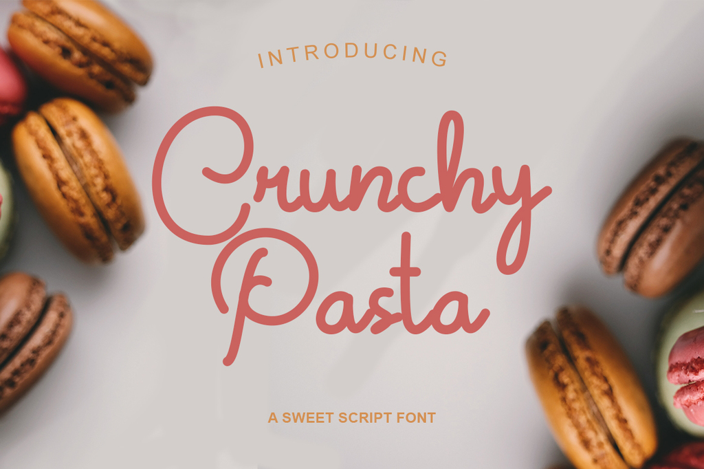 Crunchy Pasta font