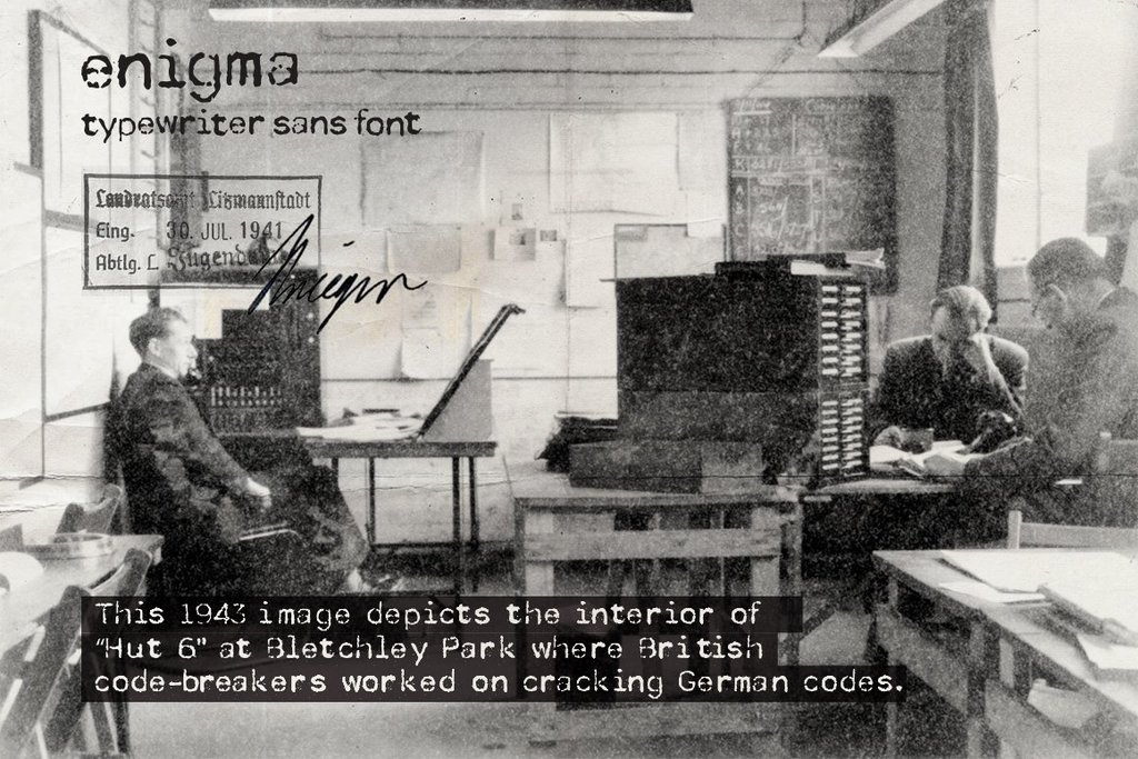 Enigma font