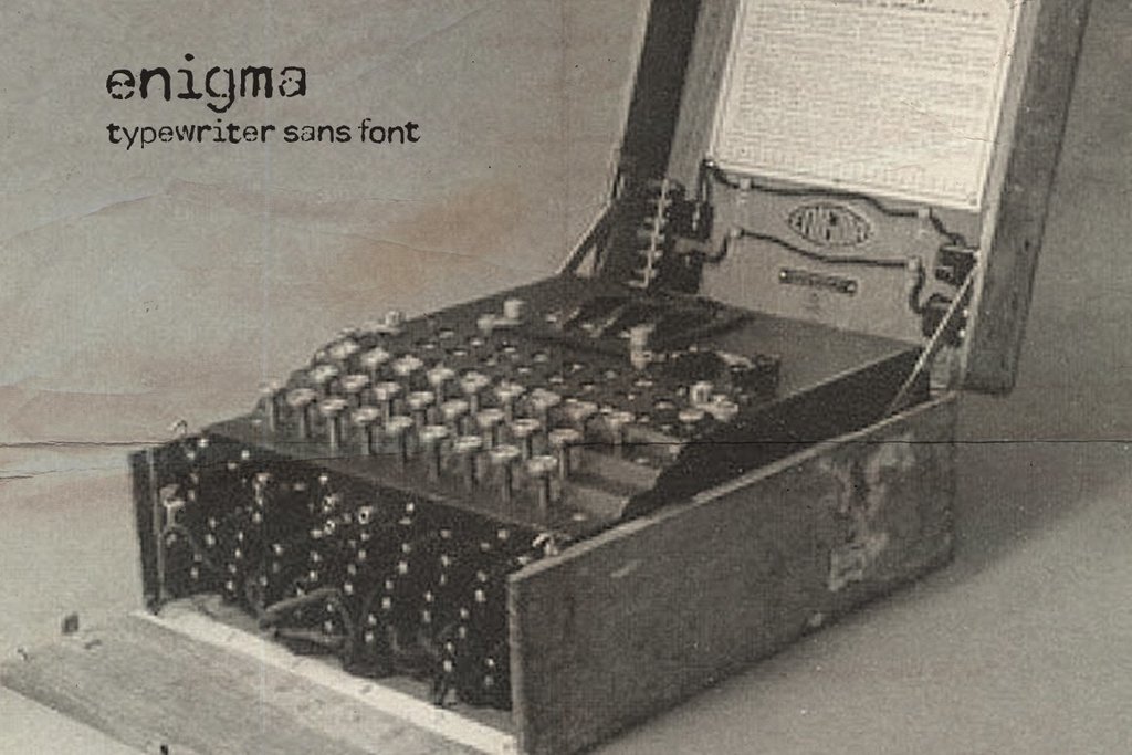 Enigma font