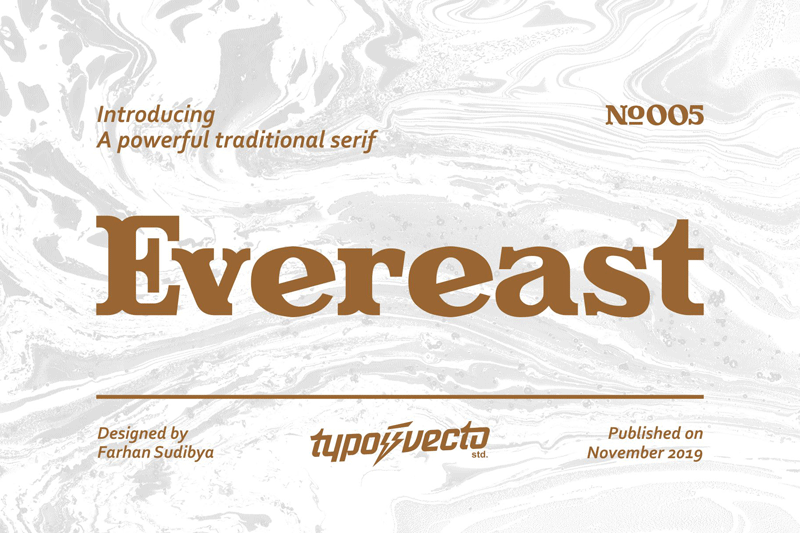 Evereast Serif font