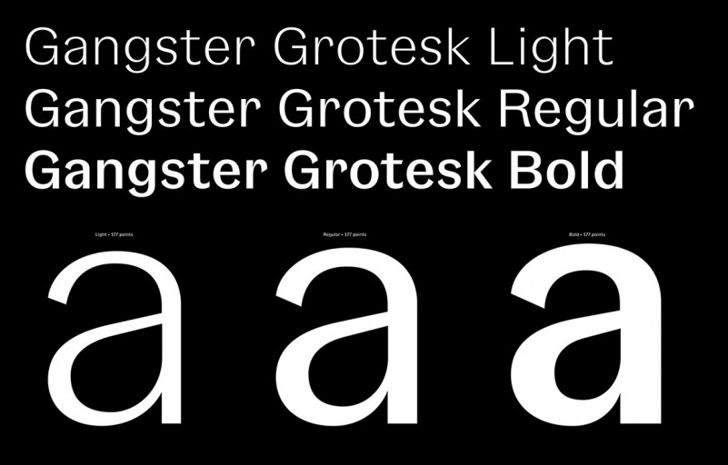 Gangster Grotesk font