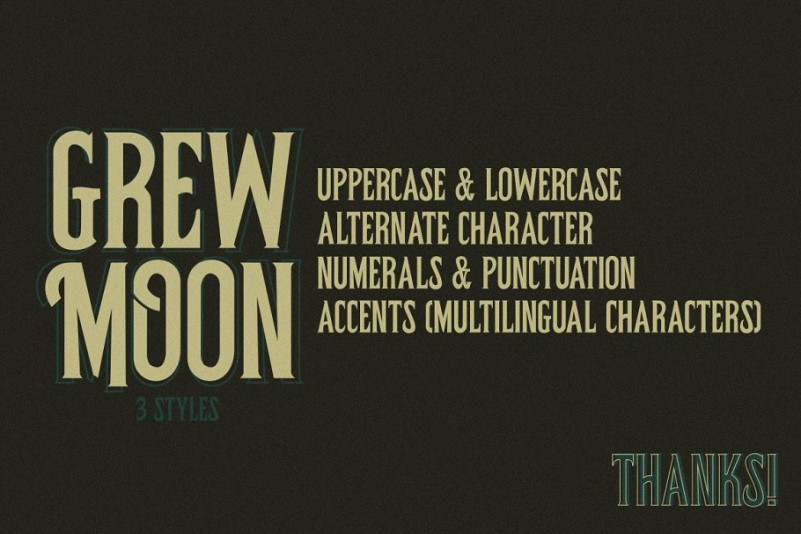 Grewmoon Demo font