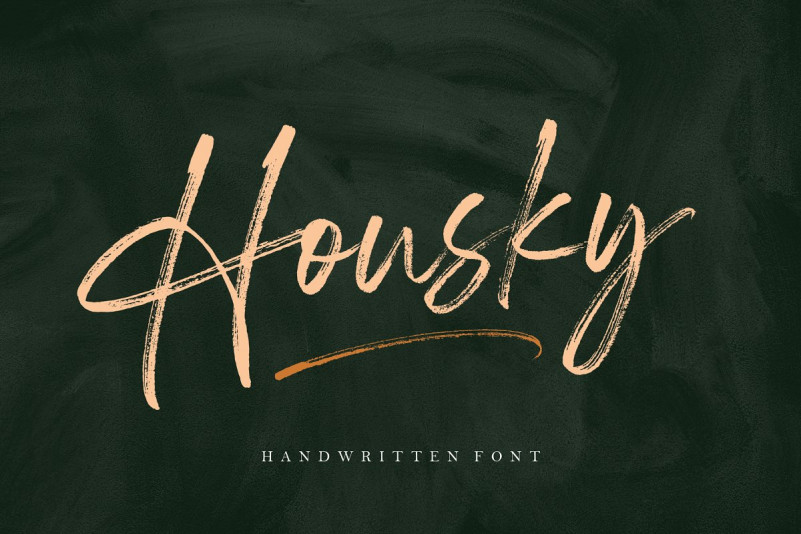 Housky Demo font