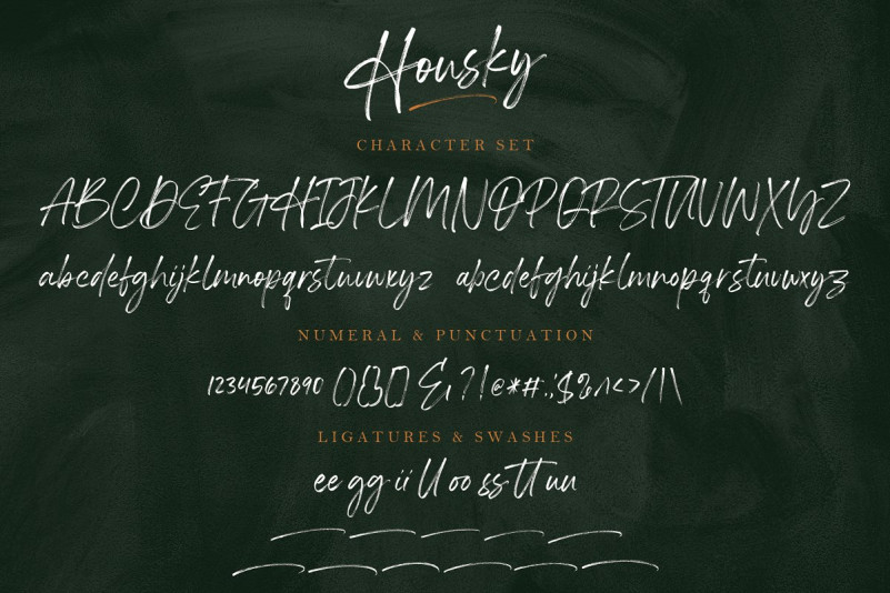 Housky Demo font