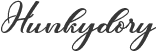 Hunkydory font