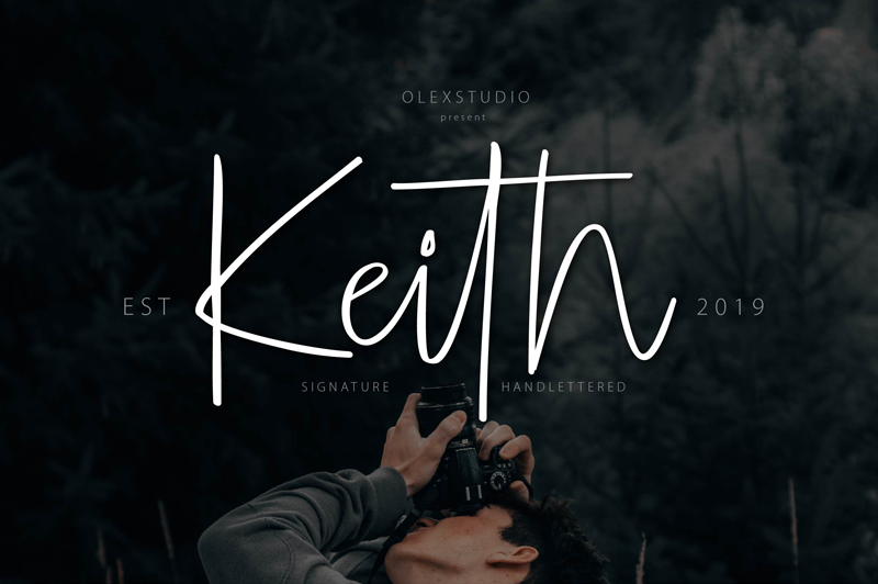 KeithFREE PERSONAL USE font