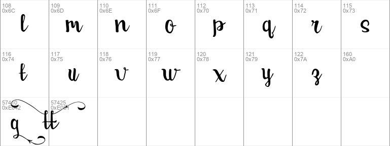 Leganttis font