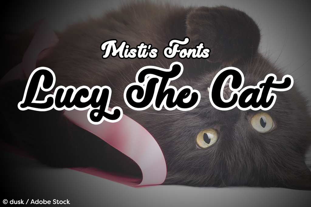 Lucy the Cat font