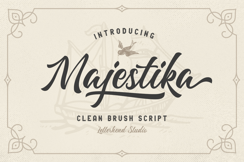 Majestika Script DEMO font