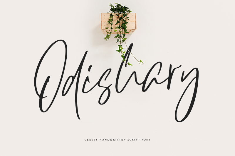 Odishary font