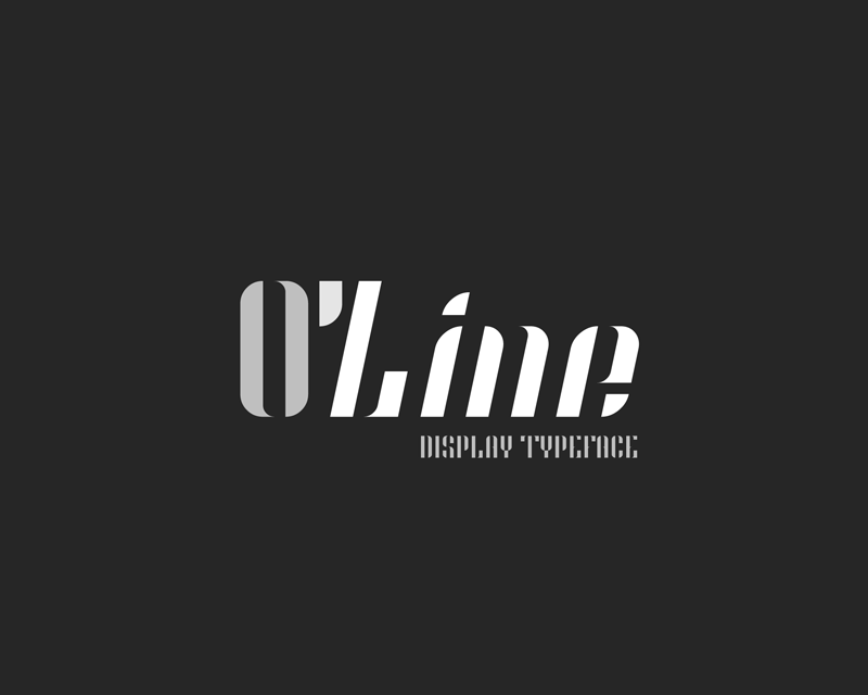 O'line Italic font