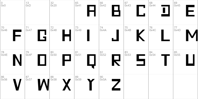 Quadratic - Demo font