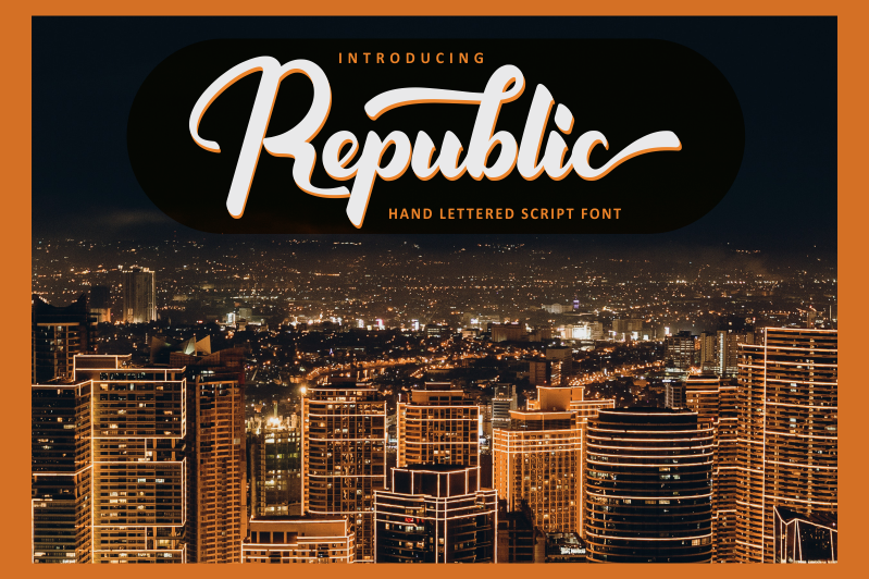 Republic Personal Use Only font