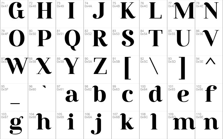 Rosmatika font