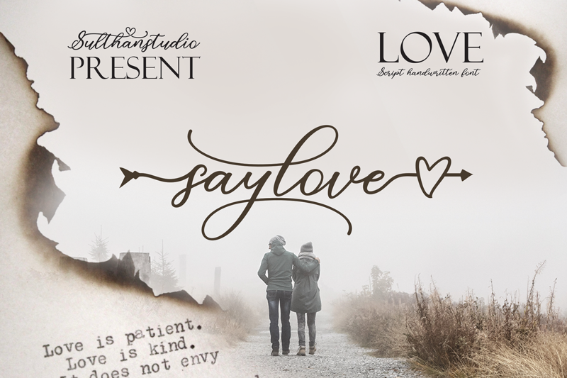 Say love font