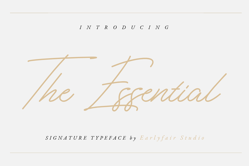 The Essential font