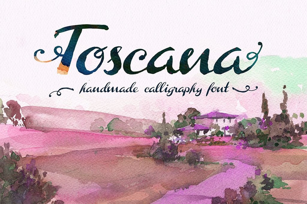 Toscana Script font