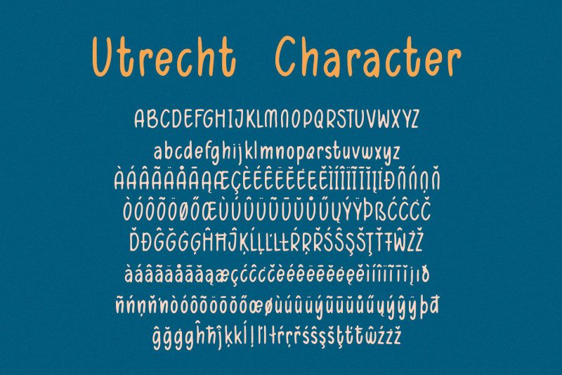 Utrecth font