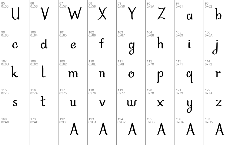 Velonyka font