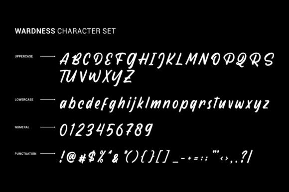 Wardness font