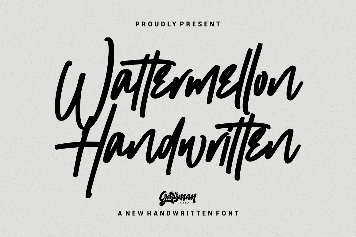 Wattermellon font