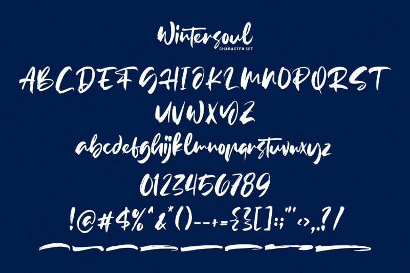 Wintersoul font