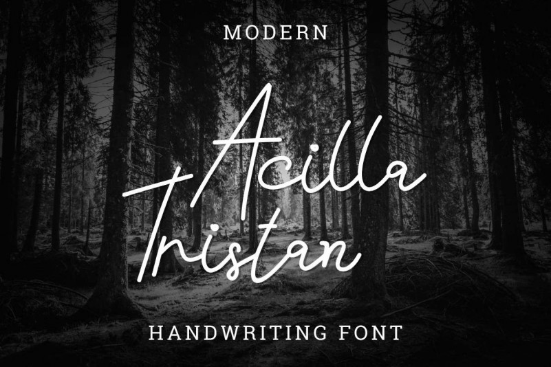 Acilla Tristan DEMO font