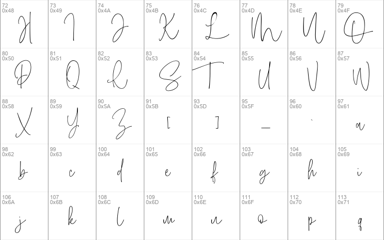 Amboera Script font