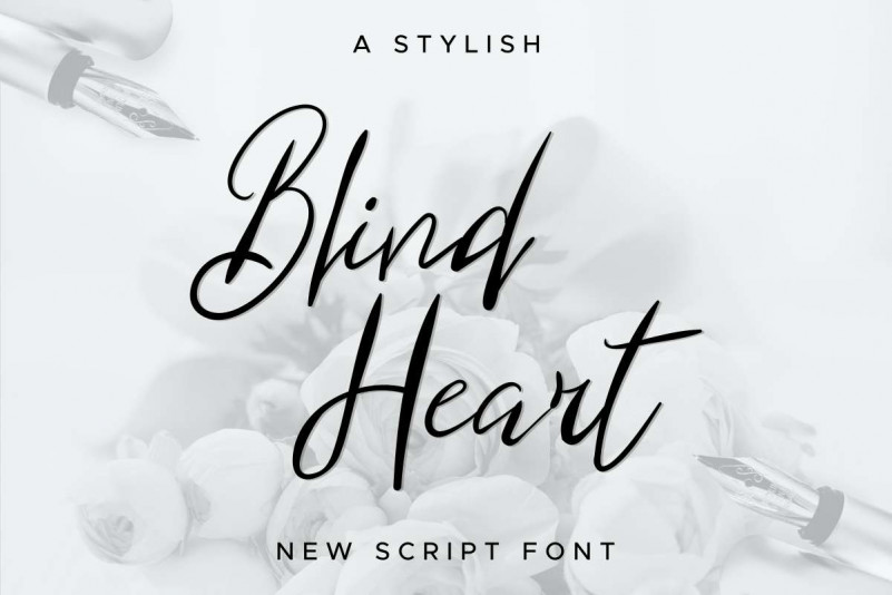 Blind Heart Demo font