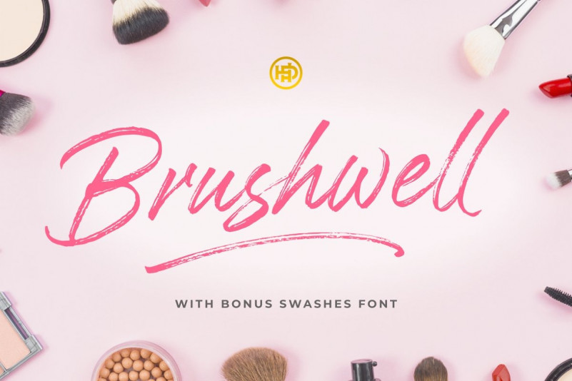 Brushwell font