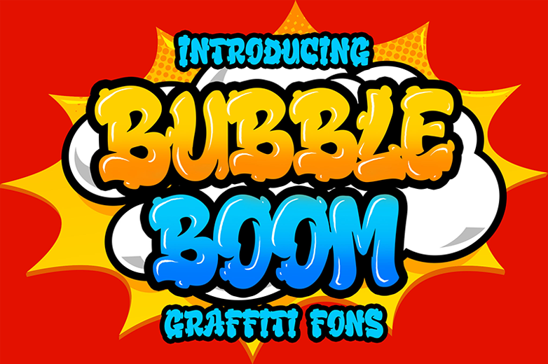 Bubble Boom font