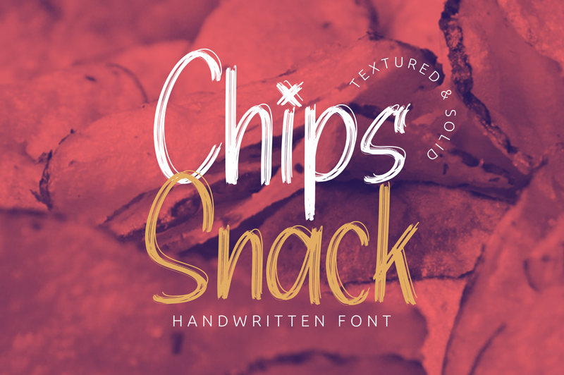 Chips Snack_DEMO font
