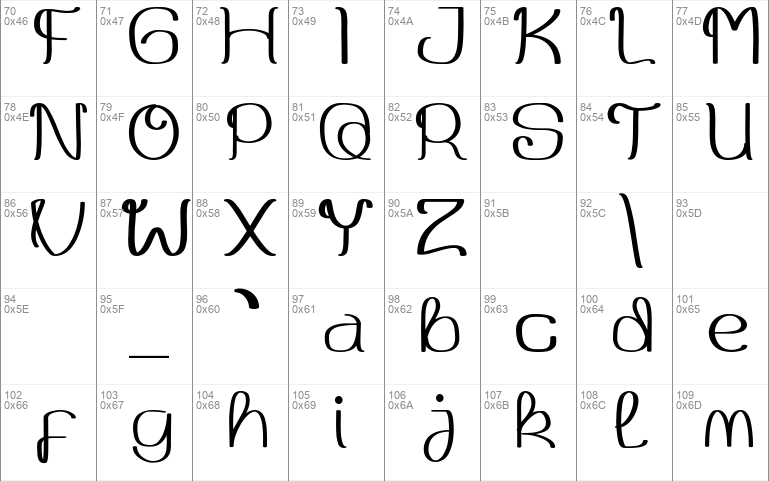 Claudia font