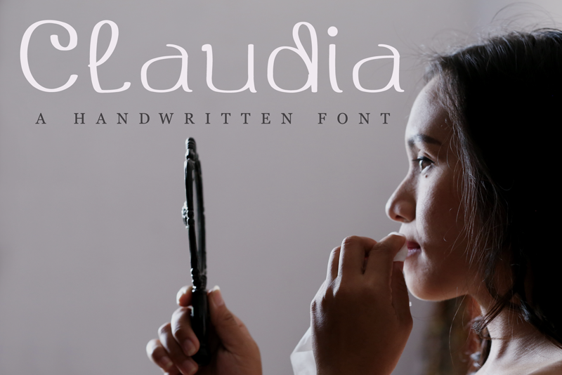 Claudia font