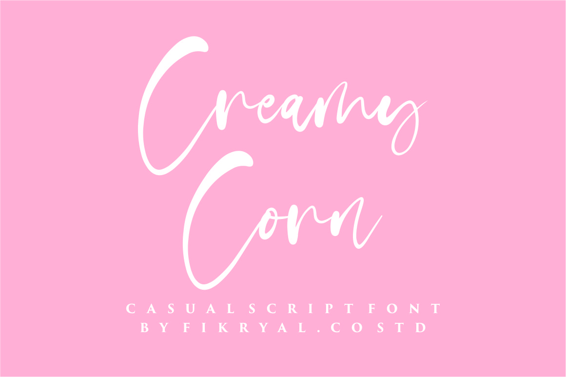 Creamy Corn font