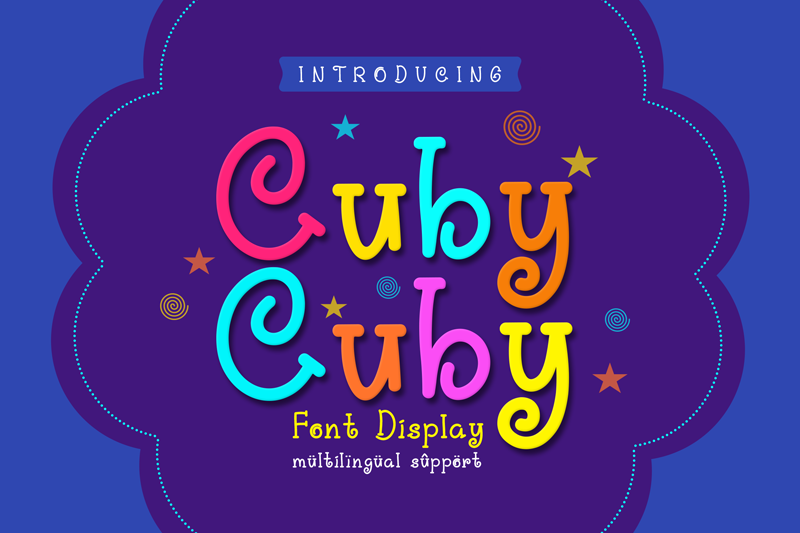 Cuby-Cuby font