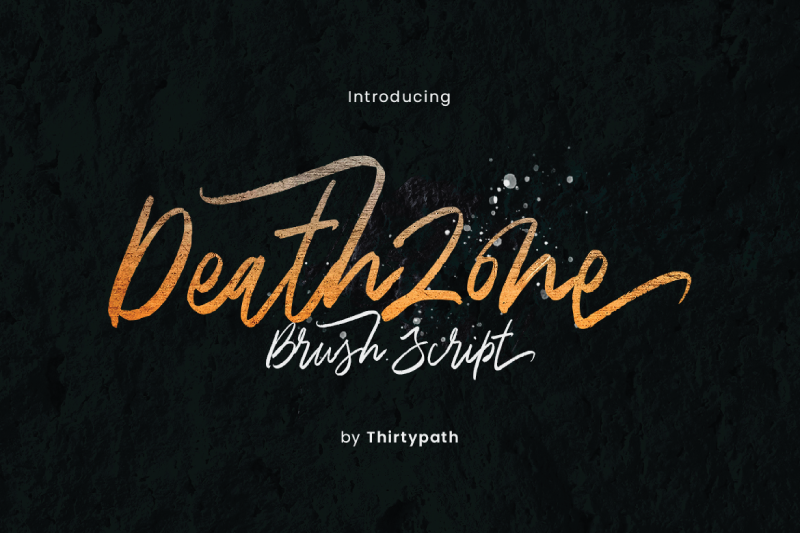 DeathZone font